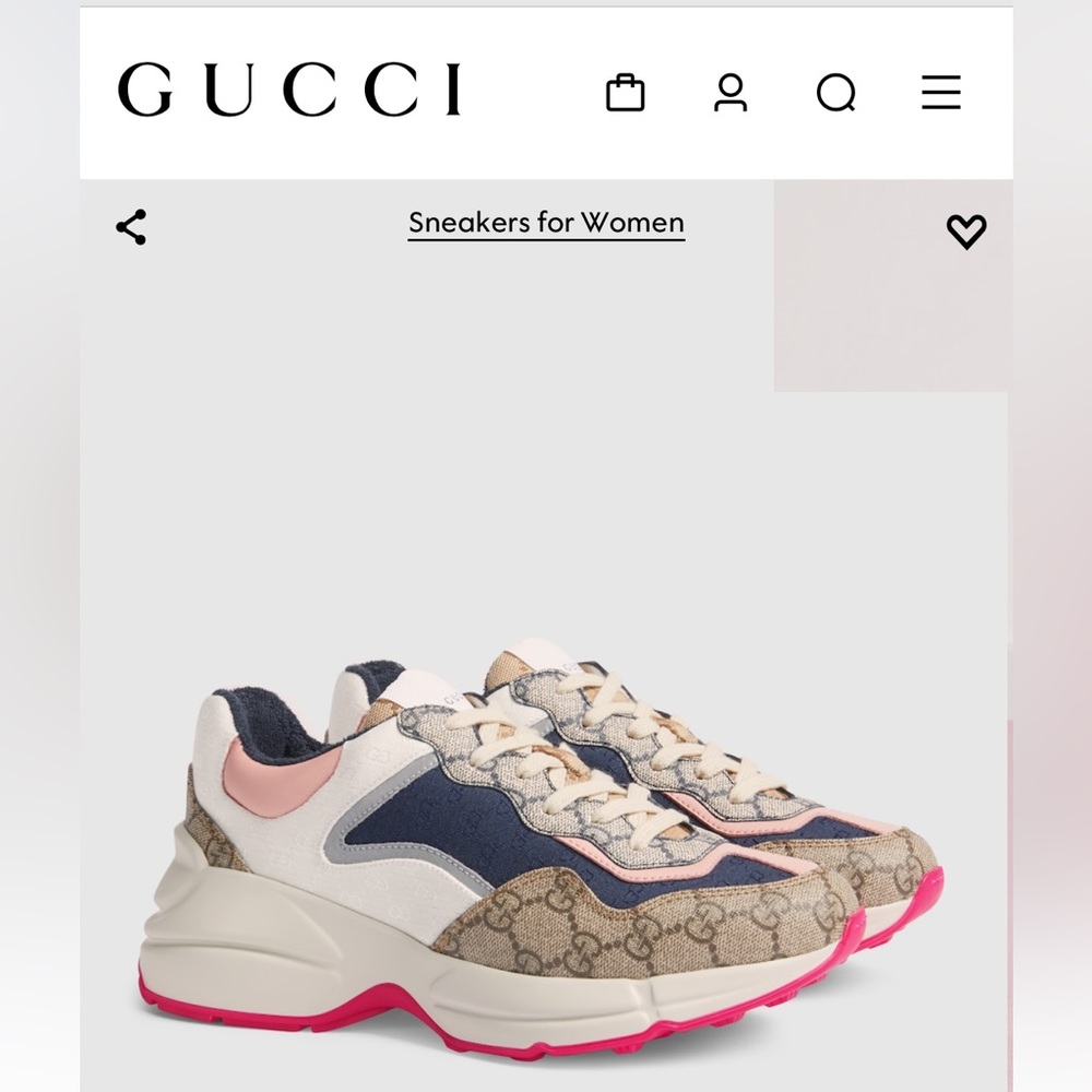 GUCCI GG RHYTON SNEAKER / STYLE 620185